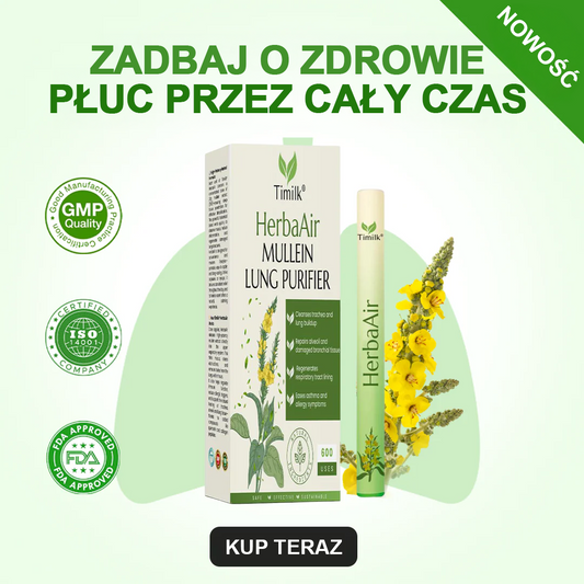 Timilk® HerbaAir Oczyszczacz Płuc z Dziewanny 💖