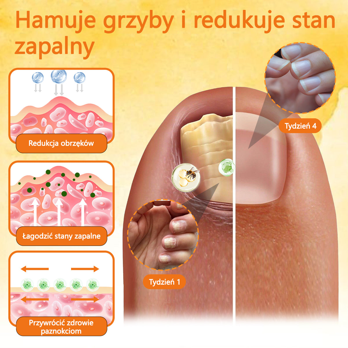 👣Spray z jadem pszczelim na paznokcie✅ Certyfikowany przez PTD👣👣