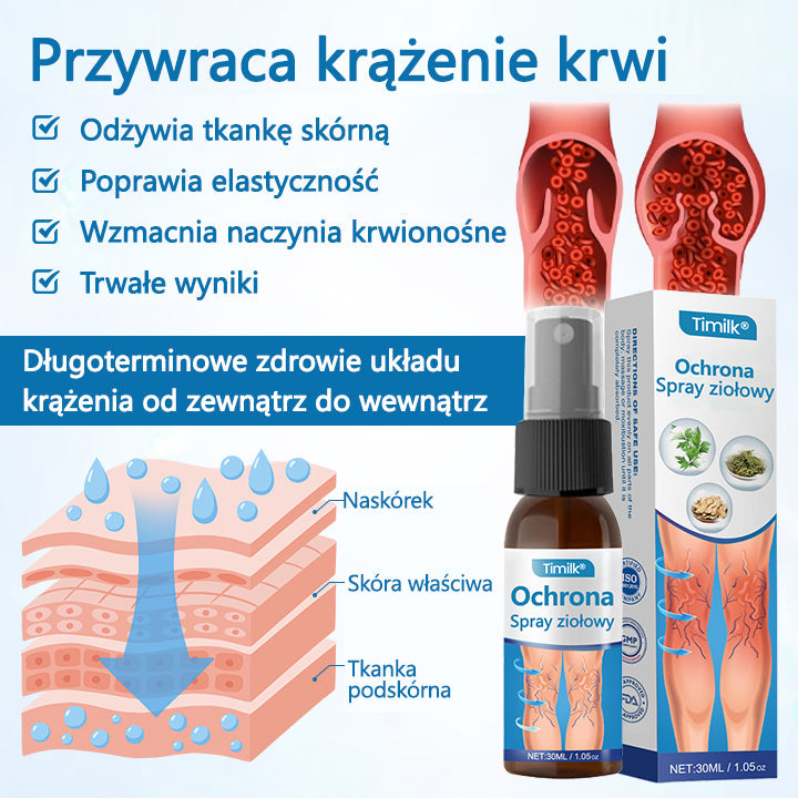 Timilk® VeinGuard Herbal Spray-✅ Klinicznie udowodniono, że eliminuje żylaki w zaledwie 7 dni!💚💚💚💚