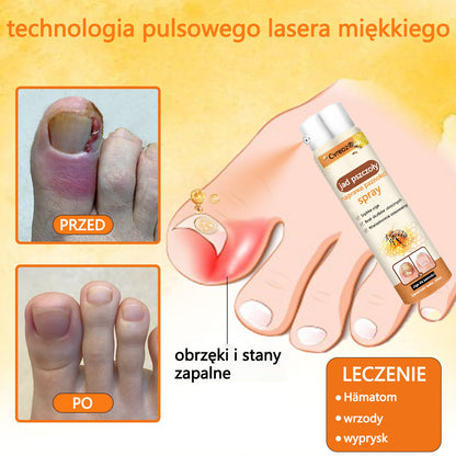 👣Spray z jadem pszczelim na paznokcie✅ Certyfikowany przez PTD👣👣