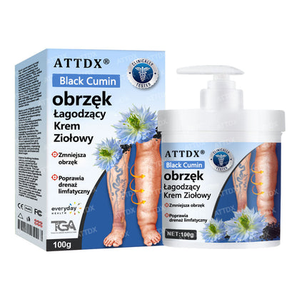 💧💧ATTDX® Krem ziołowy łagodzący obrzęki z czarnuszką💧