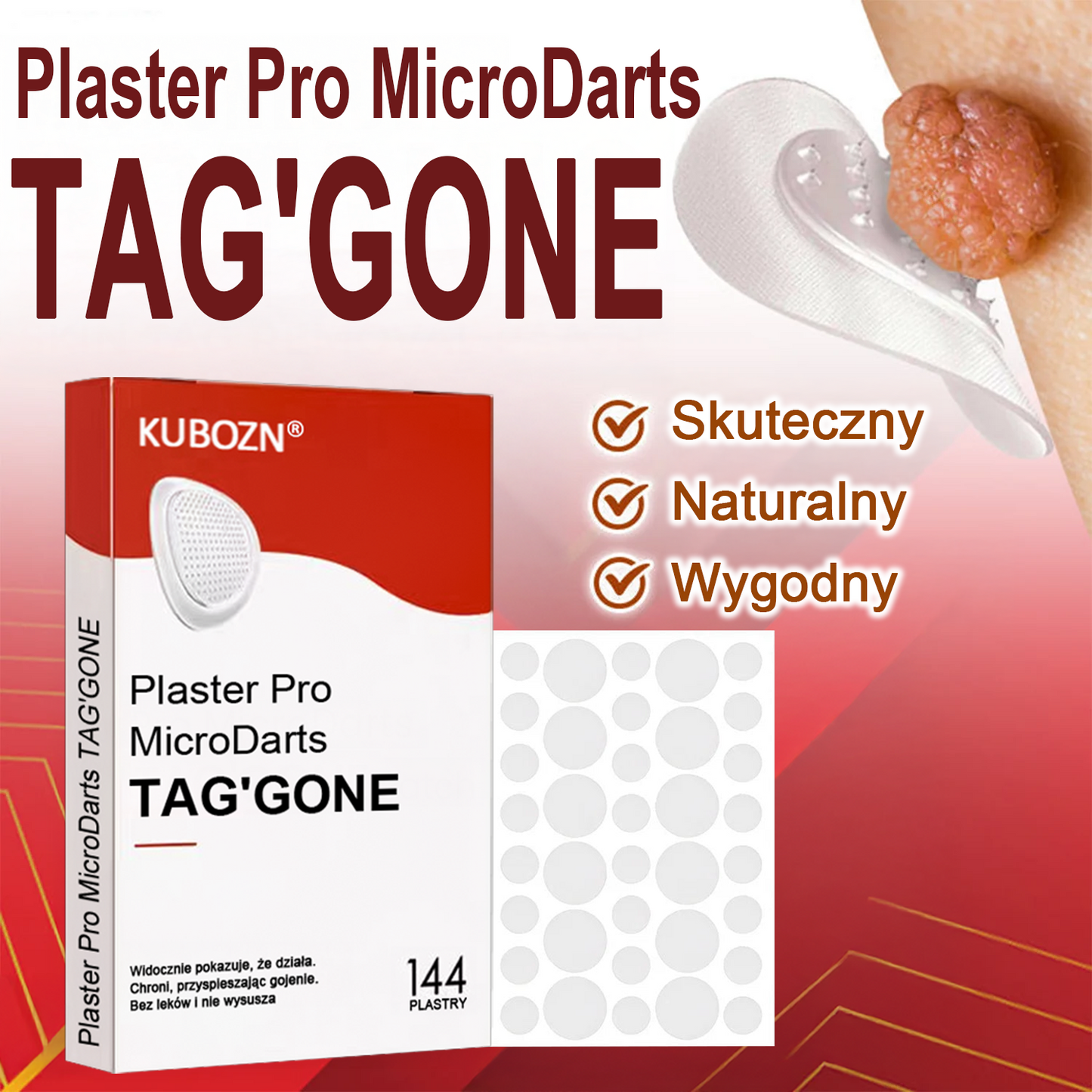 KUBOZN® Mikroigłowy Botaniczny Plaster na Usuwanie Brodawek Skórnych✨✨