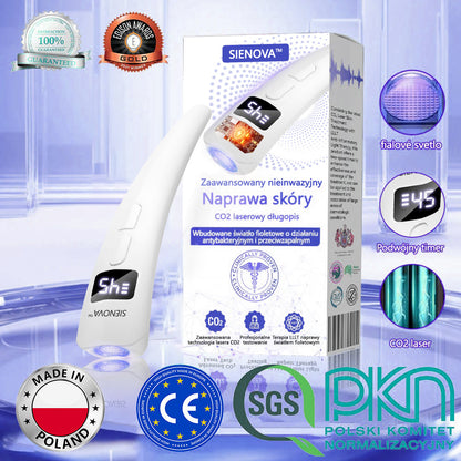 SIE𝖭𝖮𝖵𝖠™ Zaawansowany nieinwazyjny laser CO₂ do naprawy skóry 🎉 (Delikatnie usuwa brodawki, znamiona, plamy starcze i narośla skórne – bez bólu, bez zamieszania!)🔥
