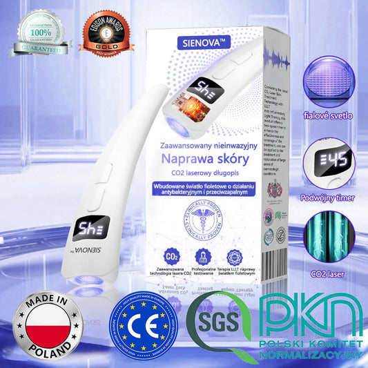 SIE𝖭𝖮𝖵𝖠™ Zaawansowany nieinwazyjny laser CO₂ do naprawy skóry 🎉 (Delikatnie usuwa brodawki, znamiona, plamy starcze i narośla skórne – bez bólu, bez zamieszania!)🔥