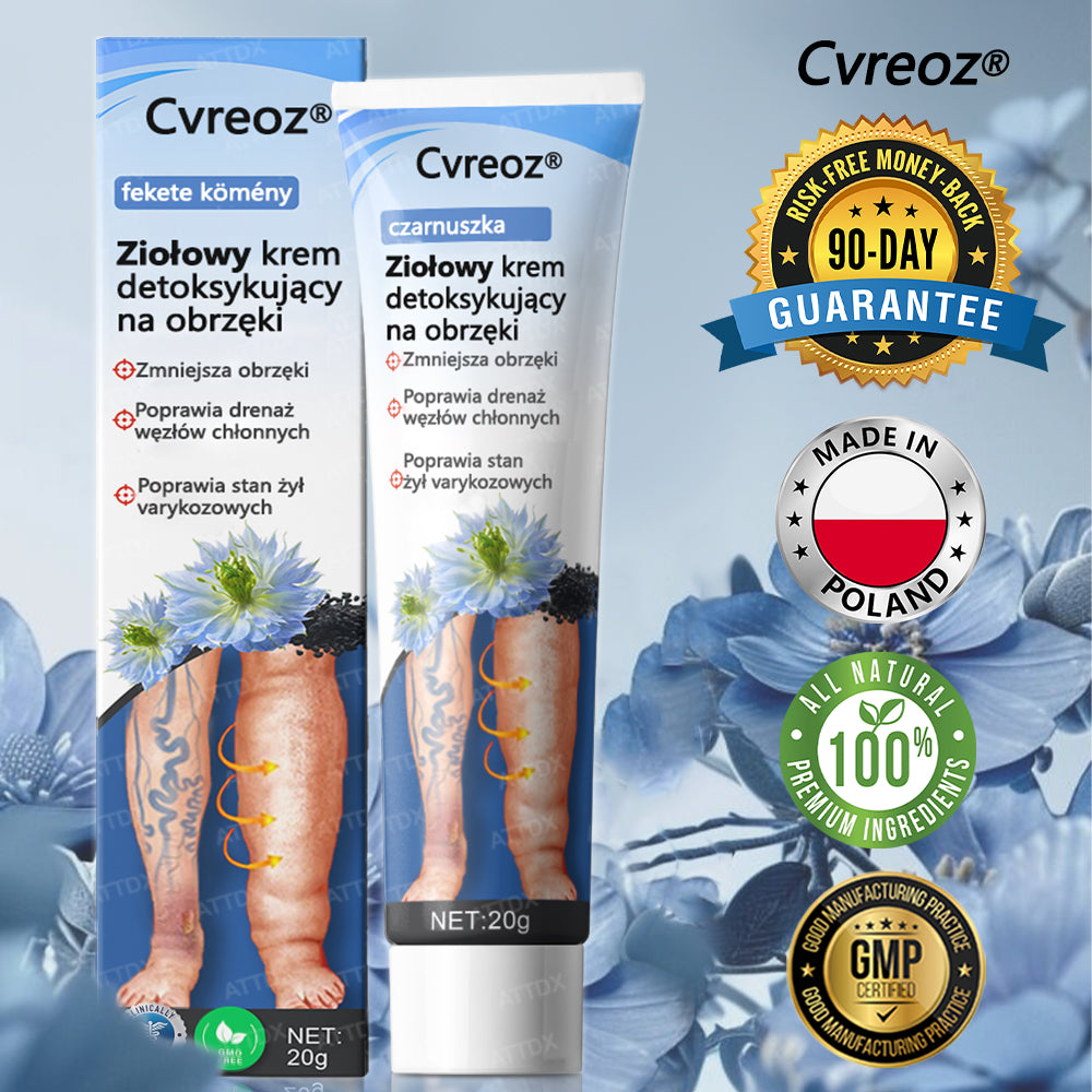 Detoksykujący krem ziołowy z czarnym kminkiem Cvreoz®🩹