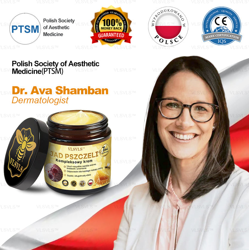 VLSVLS™ Krem Komprehensywny z Jadami Pszczół 🇵🇱 Rekomendowany przez Dermatologów🐝🐝🐝🐝
