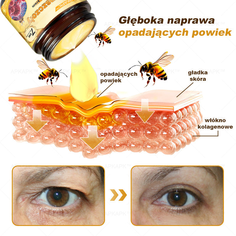 ΑPΚΑPK™ Jad Pszczoły Kompleksowy Krem🥇pomaga w leczeniu problemów skórnych, takich jak: zmarszczki, blizny, plamy pigmentacyjne, rozstępy, trądzik, łuszczyca, egzema, zmiany skórne, podrażnienia, stany zapalne i inne problemy skórne🔥🔥