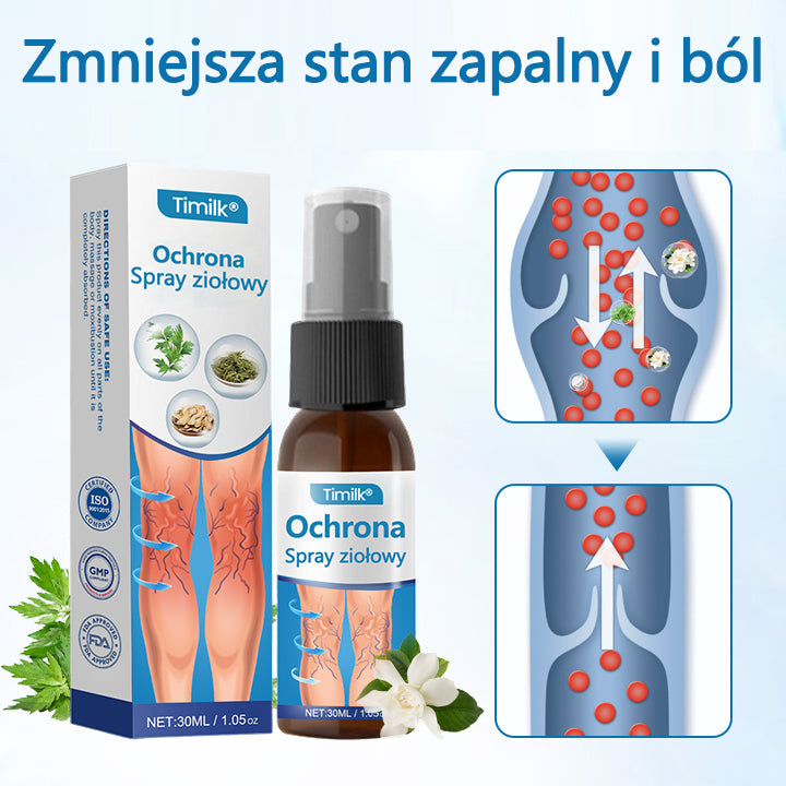 Timilk® VeinGuard Herbal Spray-✅ Klinicznie udowodniono, że eliminuje żylaki w zaledwie 7 dni!💚💚💚💚