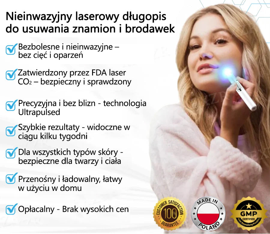 Cvreoz® nowy nieinwazyjny laser do usuwania pieprzyków i brodawek 🎉🎉🎉🎉