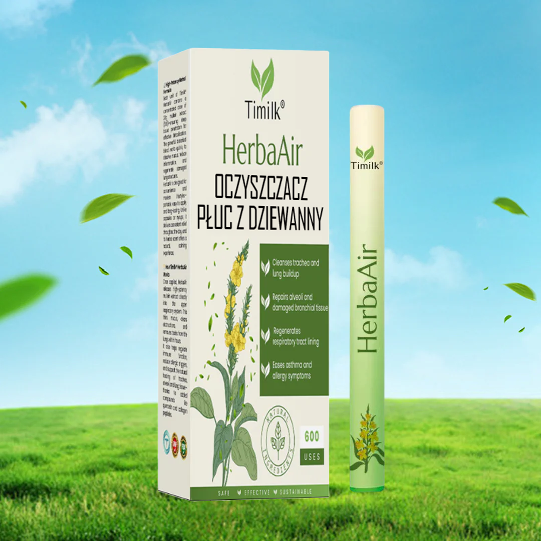 Timilk® HerbaAir Oczyszczacz Płuc z Dziewanny 💖