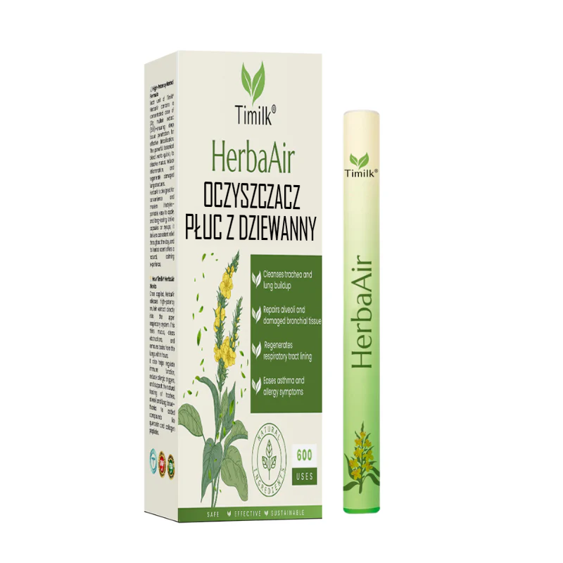 Timilk® HerbaAir Oczyszczacz Płuc z Dziewanny 💖